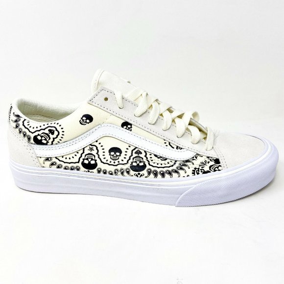 Vans Shoes - Vans Style 36 (Bandanas) Classic White Black Womens Skull Casual Sneakers